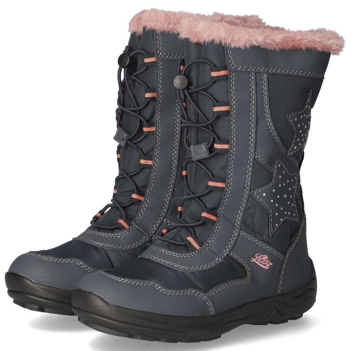 Winterstiefel CATHRIN - marine/rosa