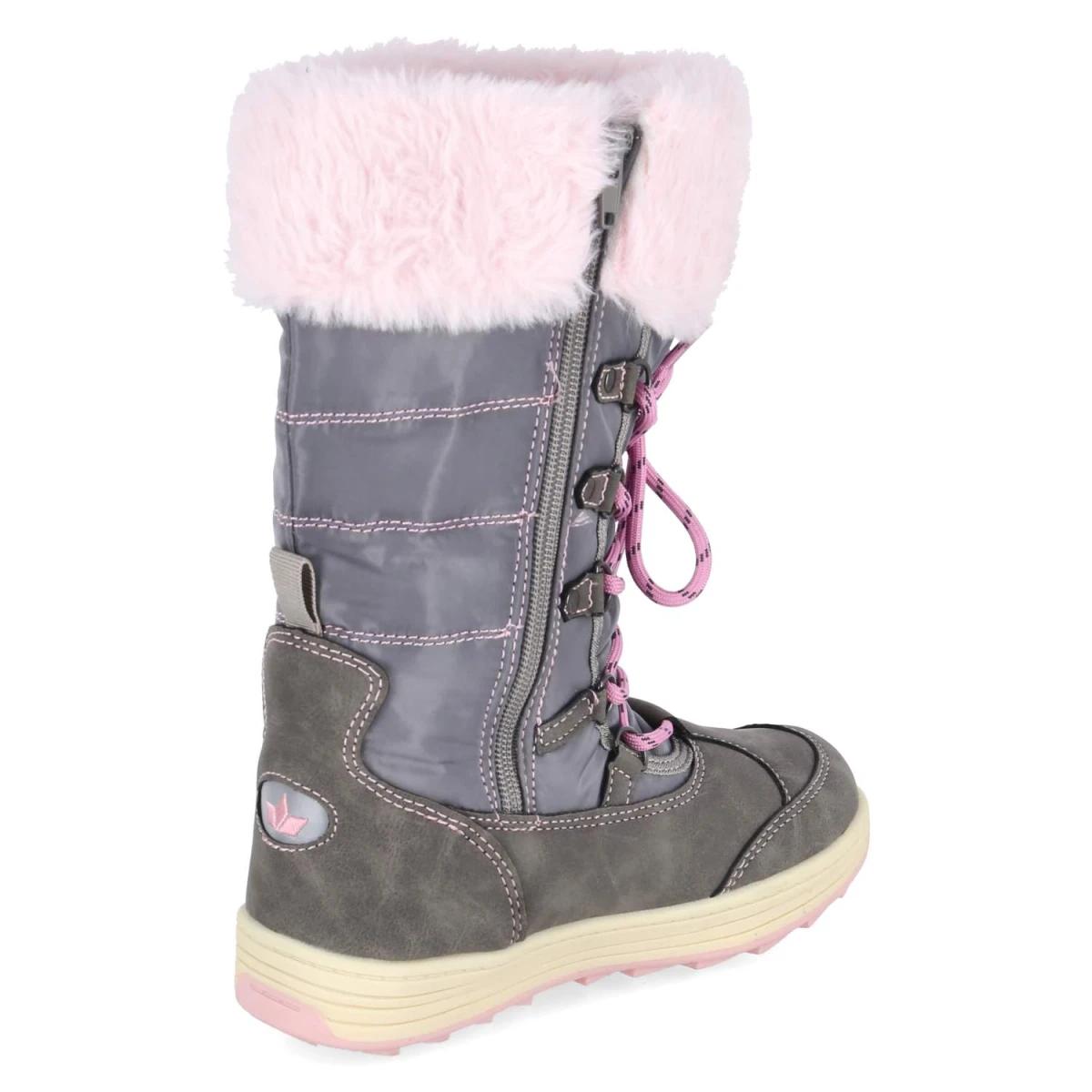 Snowboots NELLIE - grau/rosa