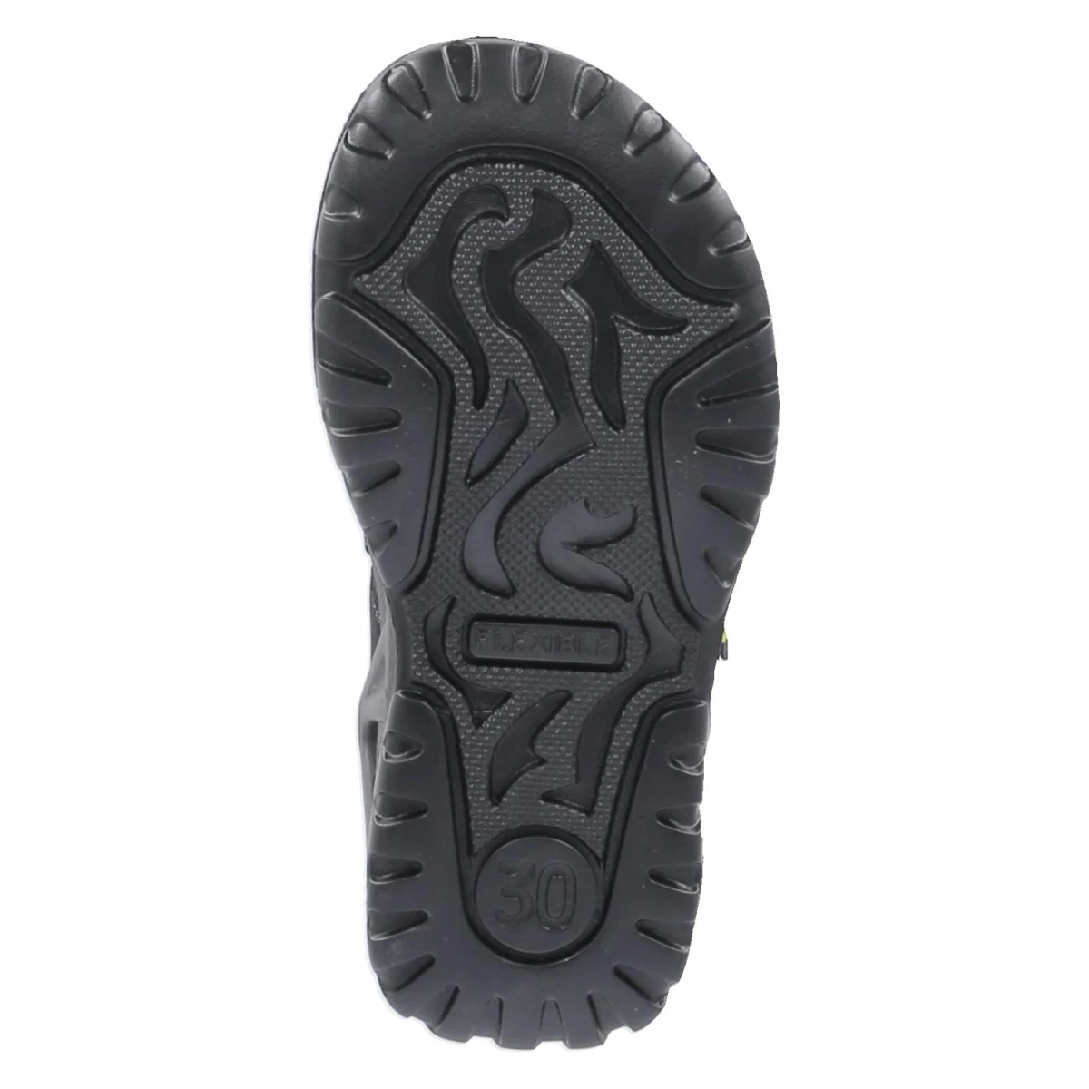 Sandalen - black/green