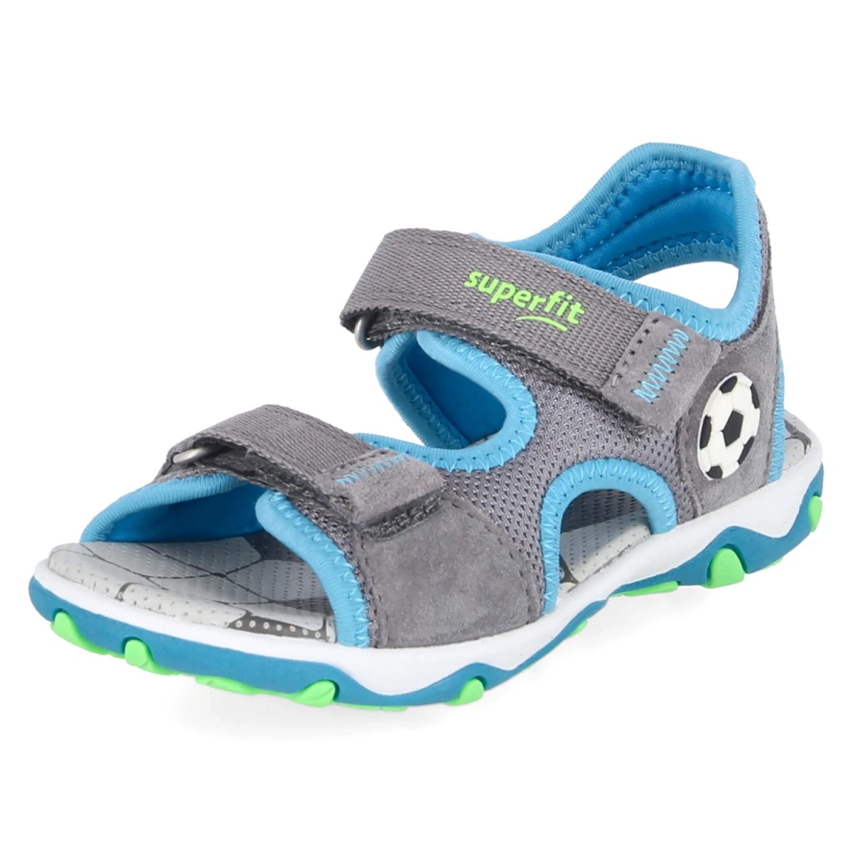 Sandalen MIKE 3.0 - Hellgrau/türkis