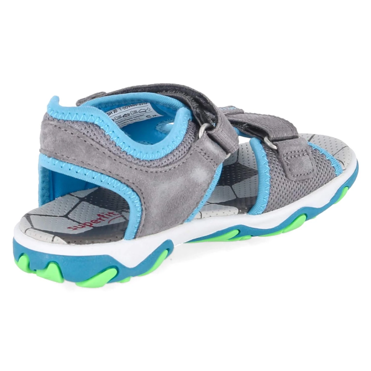 Sandalen MIKE 3.0 - Hellgrau/türkis