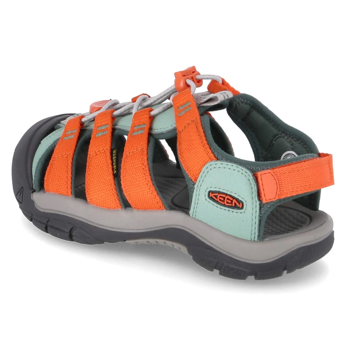 Sandalen NEWPORT BOUNDLESS - granite green/scarlet ibis