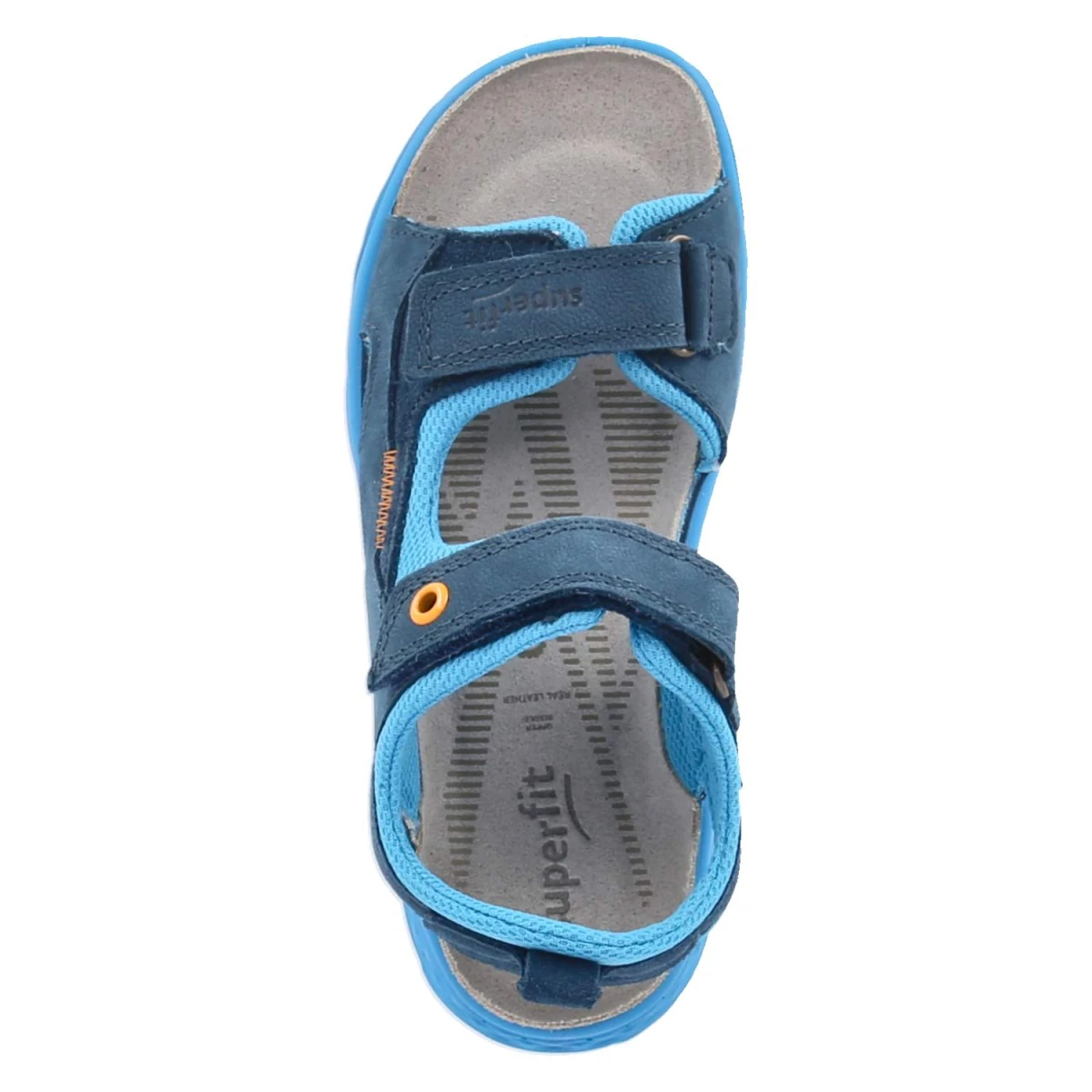 Sandalen LAGOON MIDI - BLAU/ORANGE
