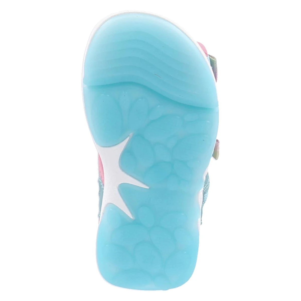 Sandalen PEBBLES - HELLGRÜN/ROSA