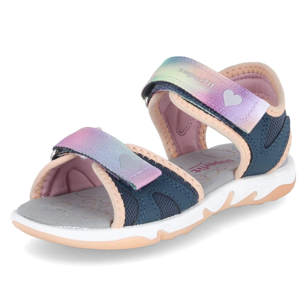 Sandalen PEBBLES - blau/orange