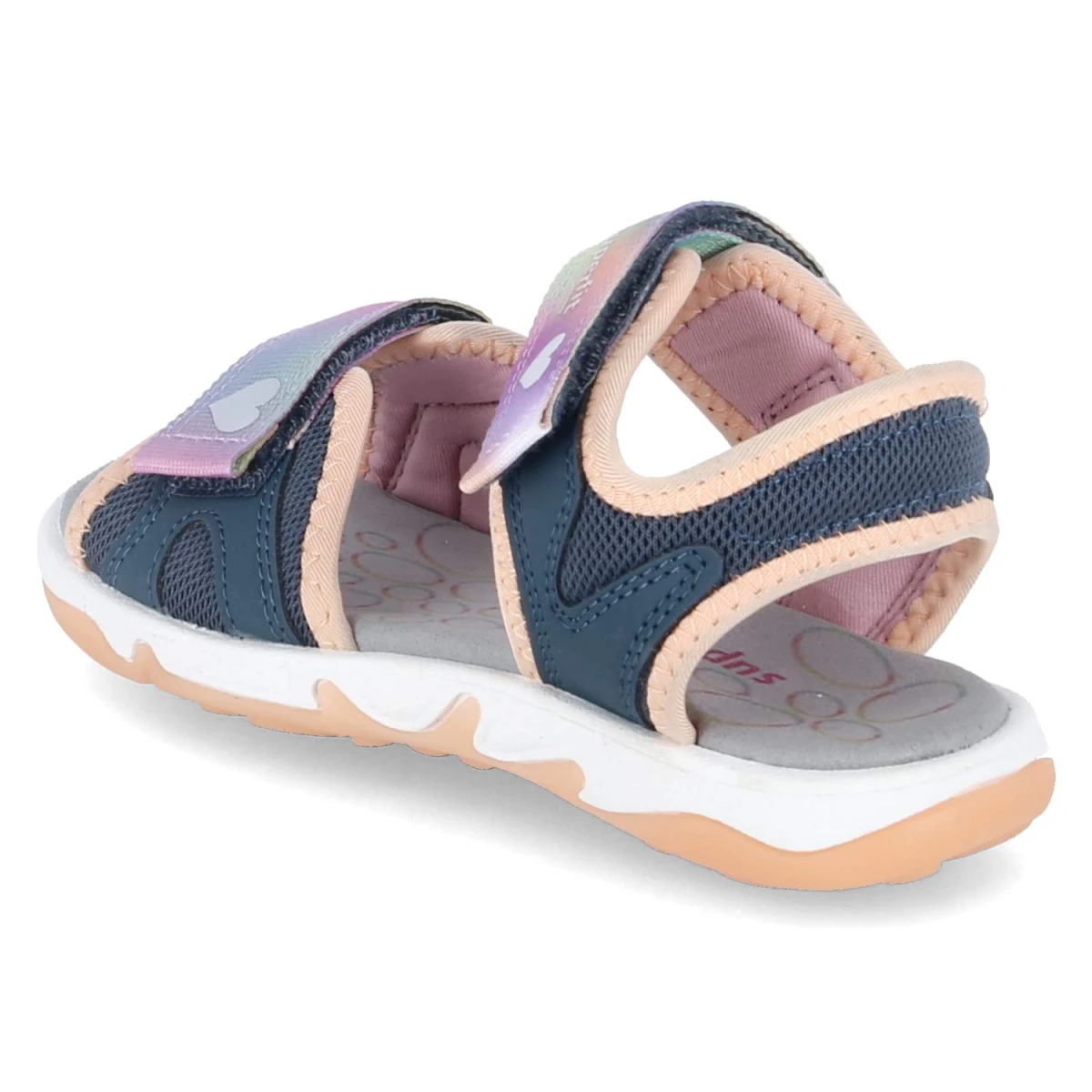 Sandalen PEBBLES - blau/orange