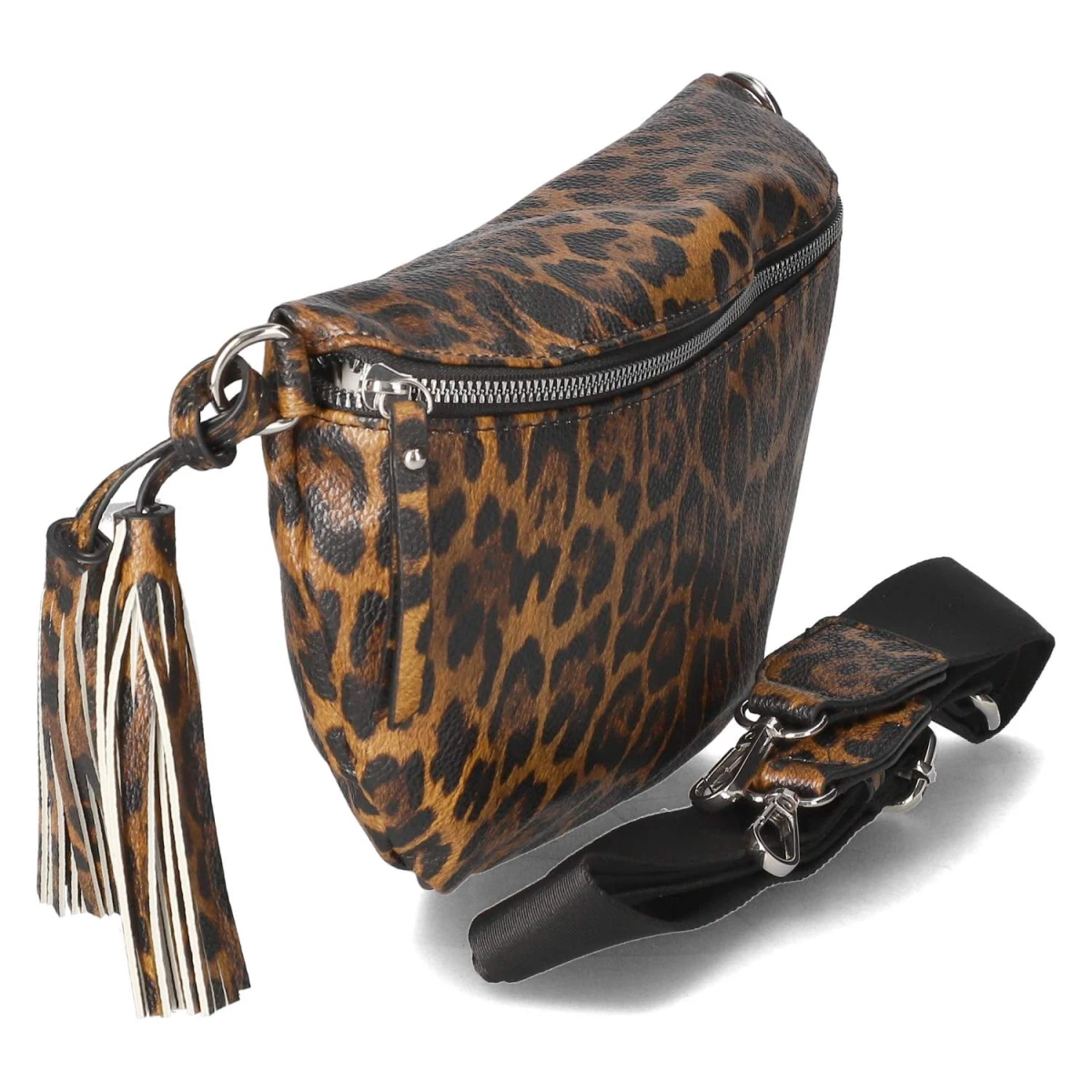 Umhängetasche - black/cognac