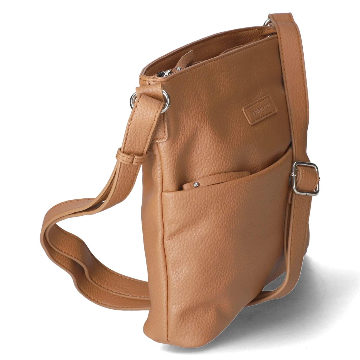 Schultertasche - cognac