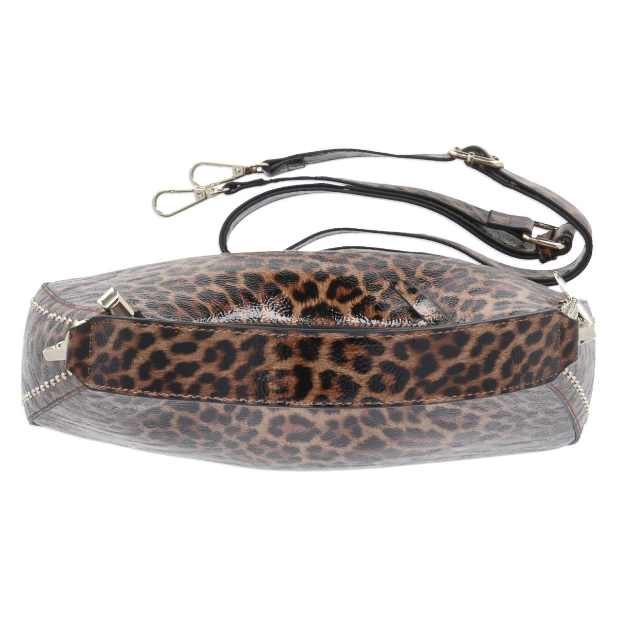 Schultertasche - black/cognac