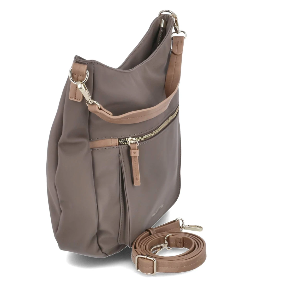 Schultertasche - taupe