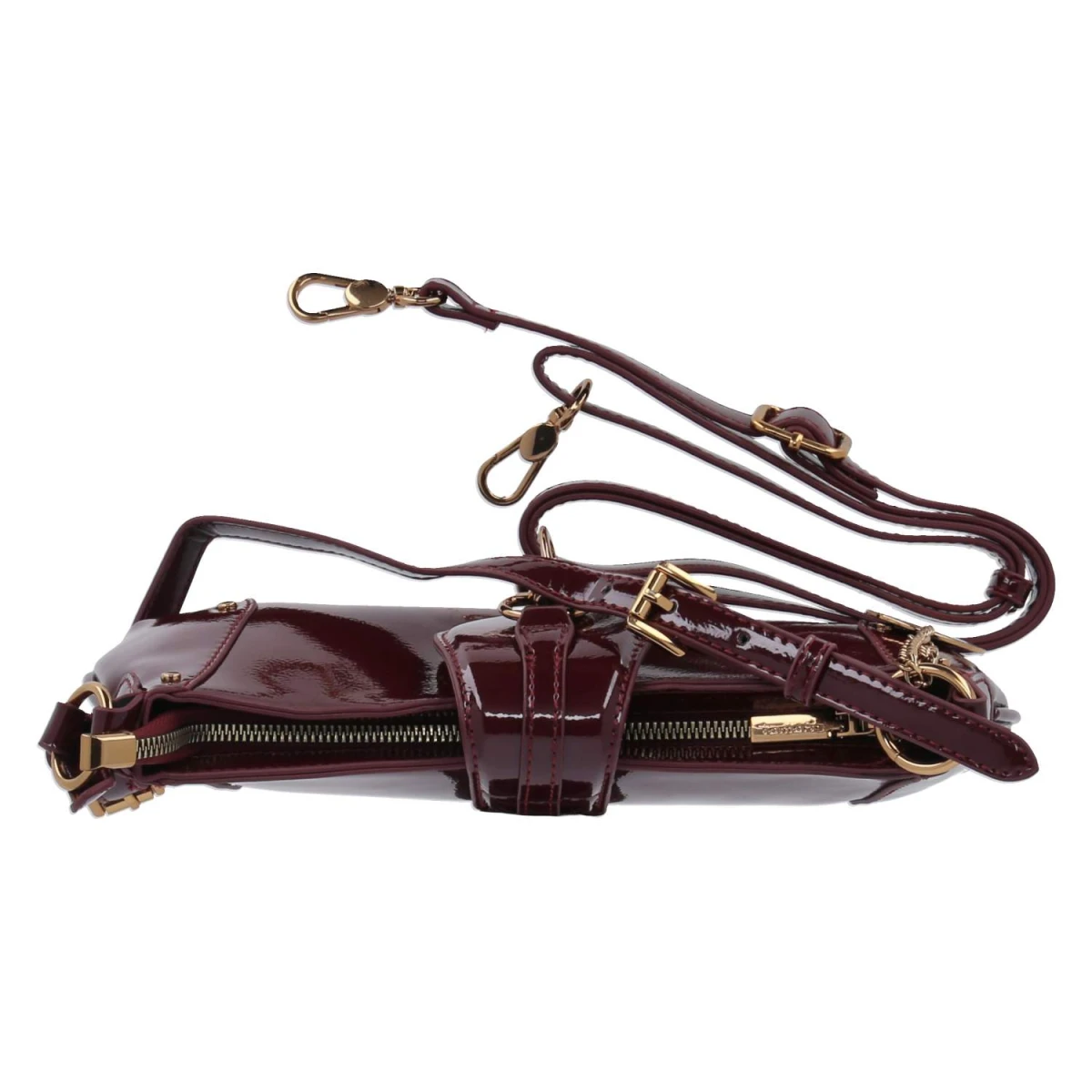 Baguette Bag MARINA PATENT - wine