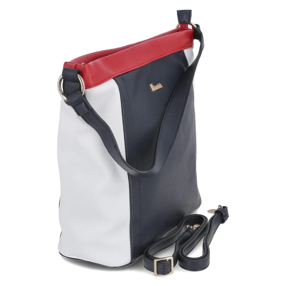 Schultertasche - Marine / mix