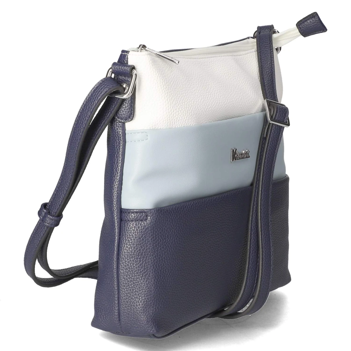 Umhängetasche - Marine/Helllblau