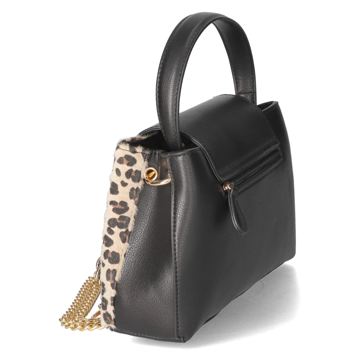 Handtasche - beige/schwarz