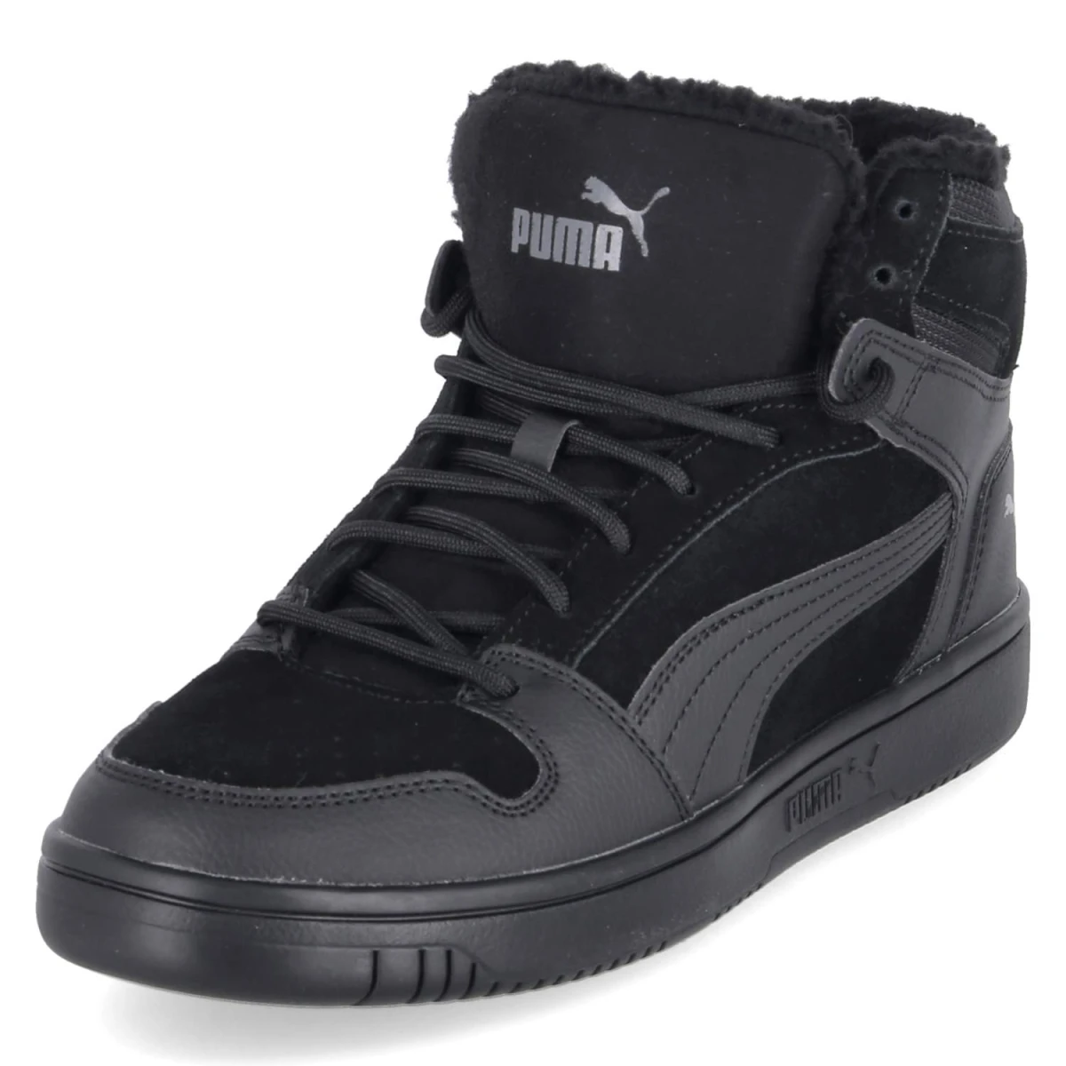 High Sneaker REBOUND - Puma Black-CASTLEROCK