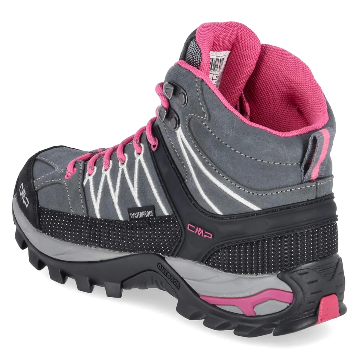 Outdoorschuhe RIGEL MID WMN TREKKING SHOE WP - GREY-FUXIA-ICE