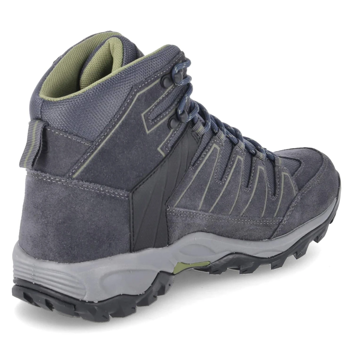 Outdoorstiefeletten PINOS HIGH - anthrazit/grün/orange