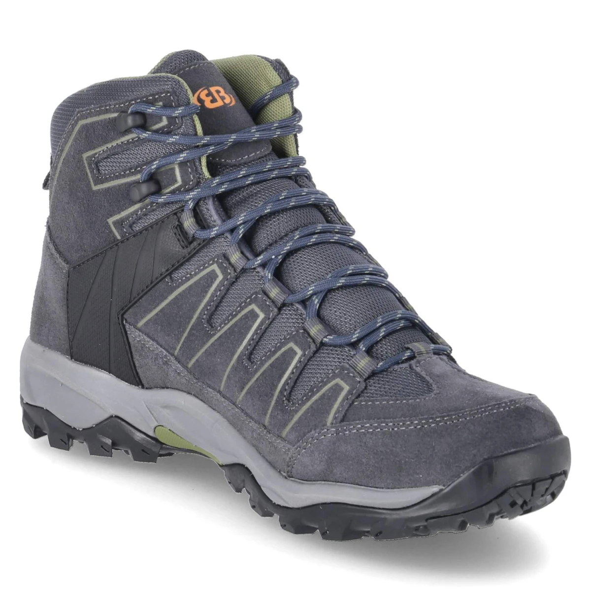 Outdoorstiefeletten PINOS HIGH - anthrazit/grün/orange