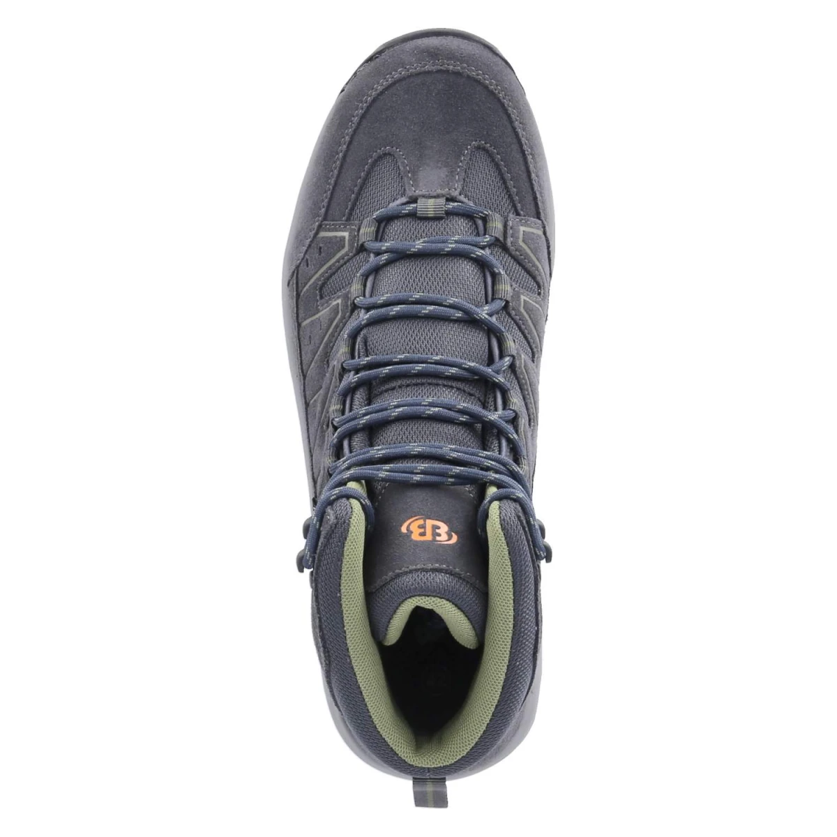 Outdoorstiefeletten PINOS HIGH - anthrazit/grün/orange