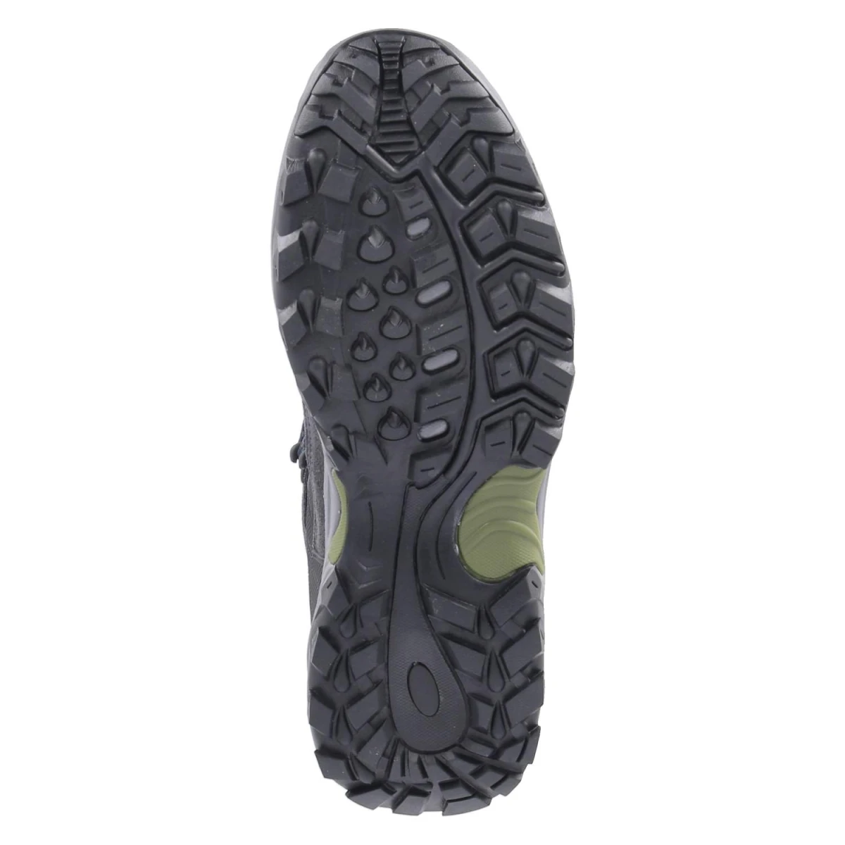 Outdoorstiefeletten PINOS HIGH - anthrazit/grün/orange