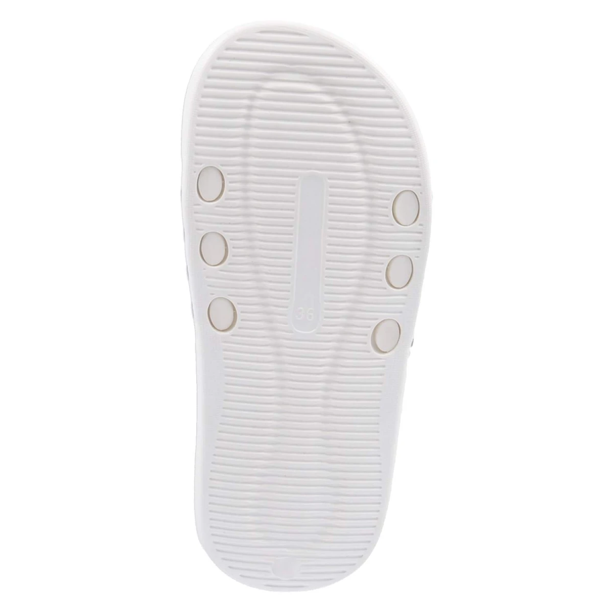 Badepantoletten - White - Silver