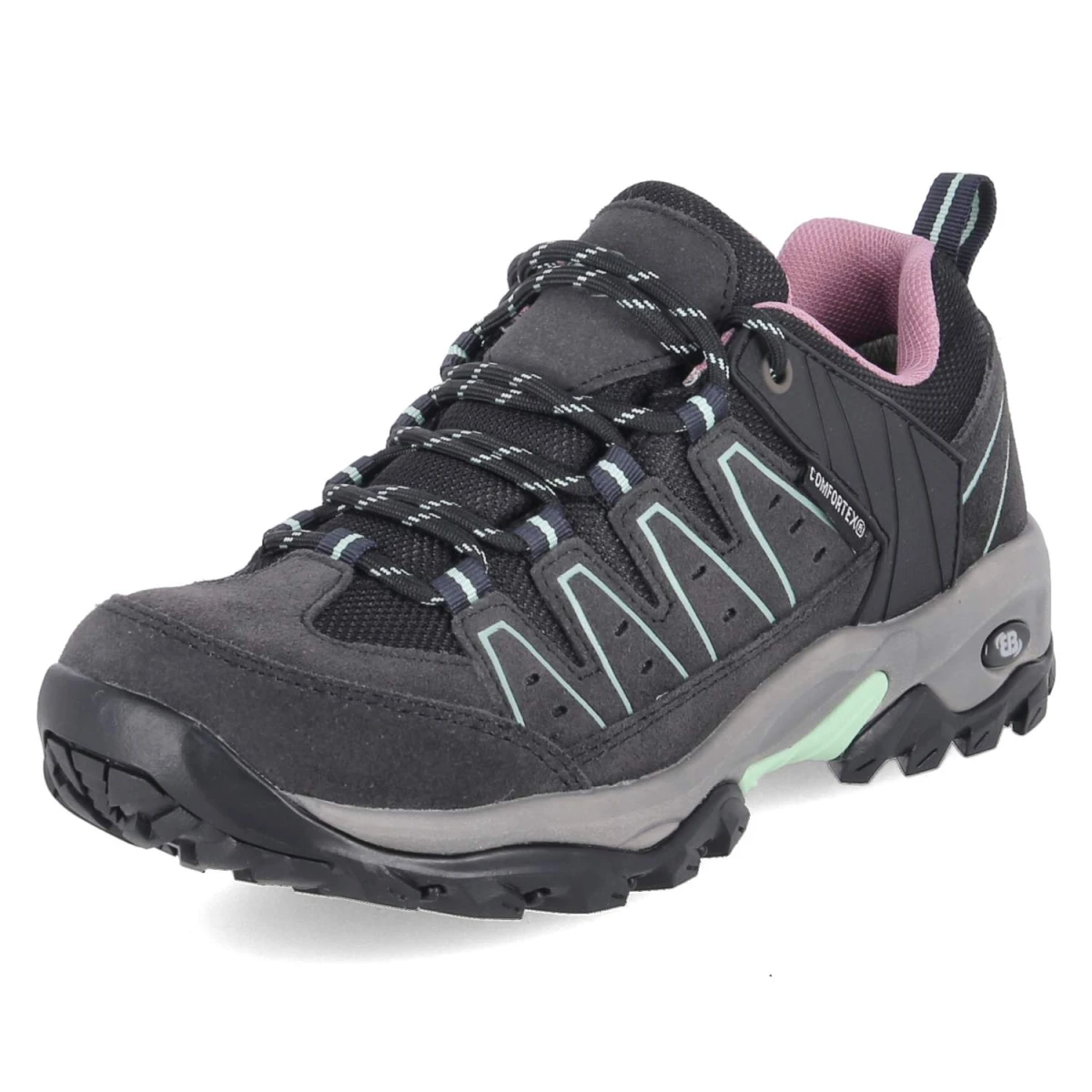 Outdoorschuhe MOUNT PINOS LOW - anthrazit/türrkis/lila