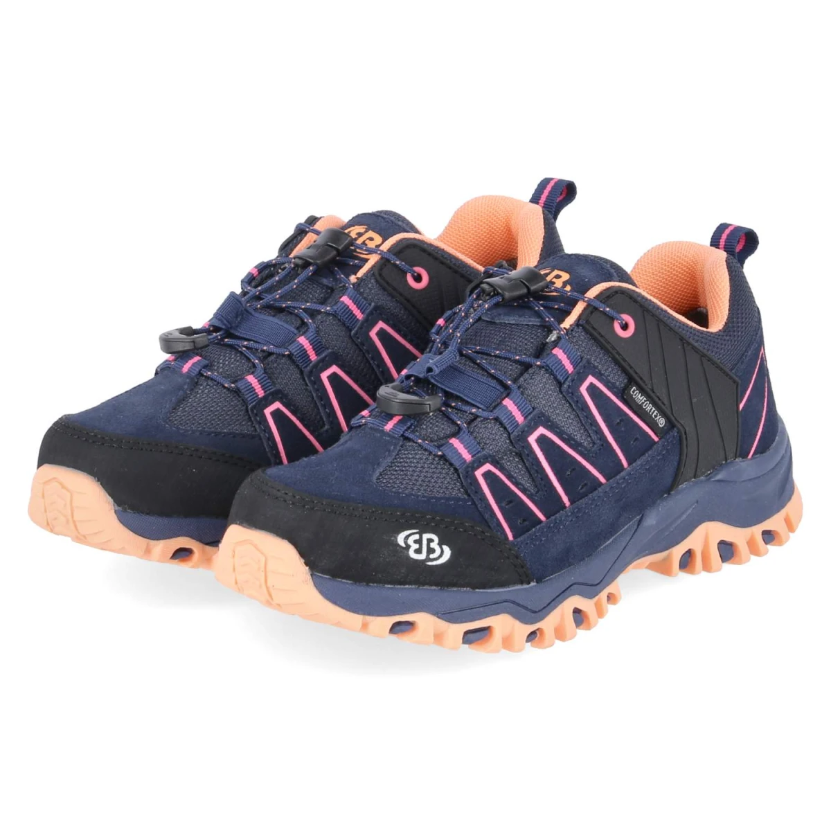 Sneaker MOUNT PINOS KIDS LOW - marine/lachs/pink