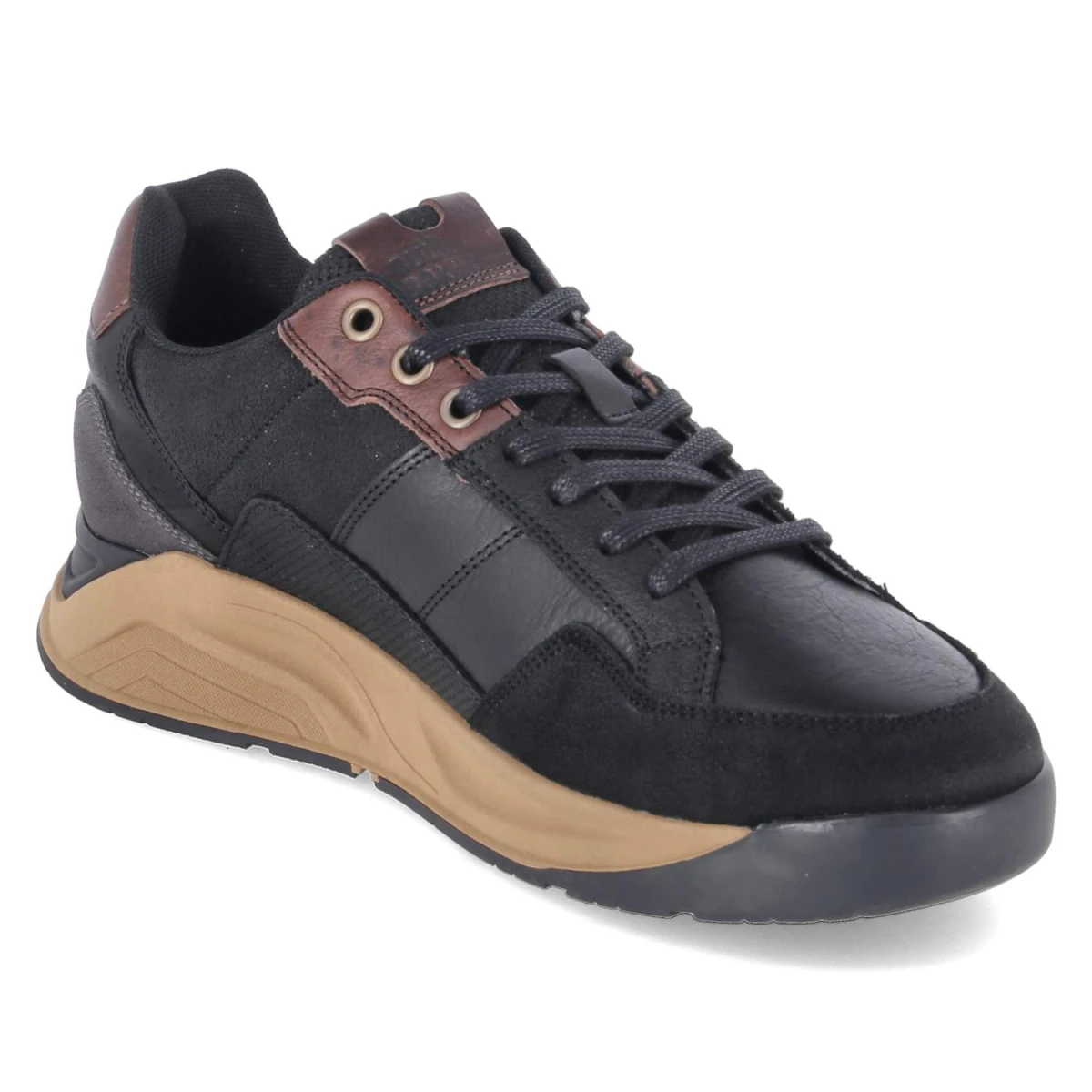 Low Sneaker - Black-Dark Brown