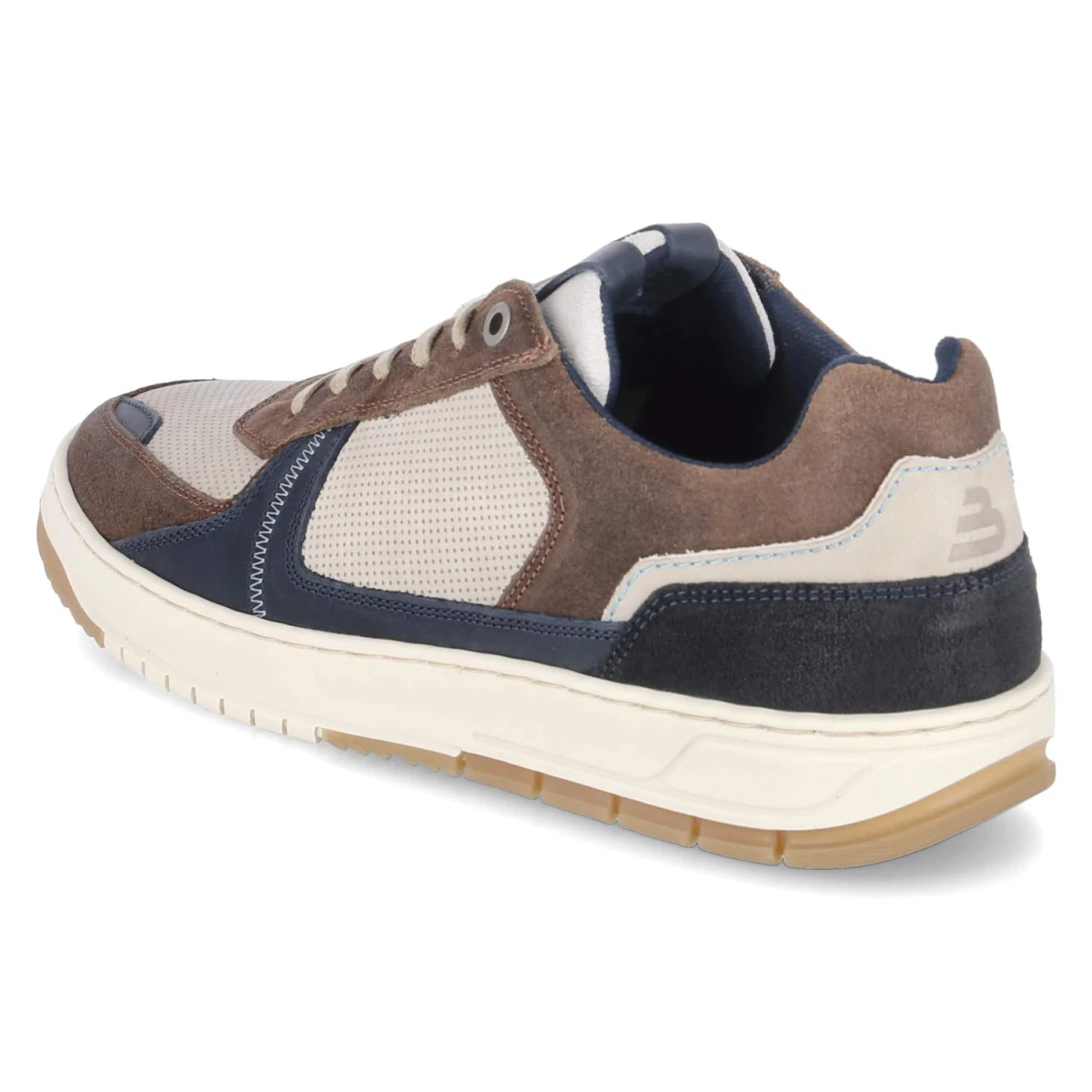 Low Sneaker - Grey - Dark Brown