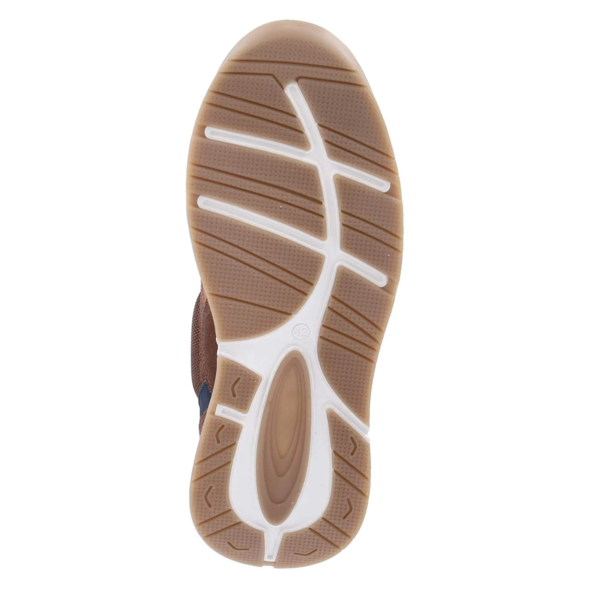 Low Sneaker - Cognac-Navy