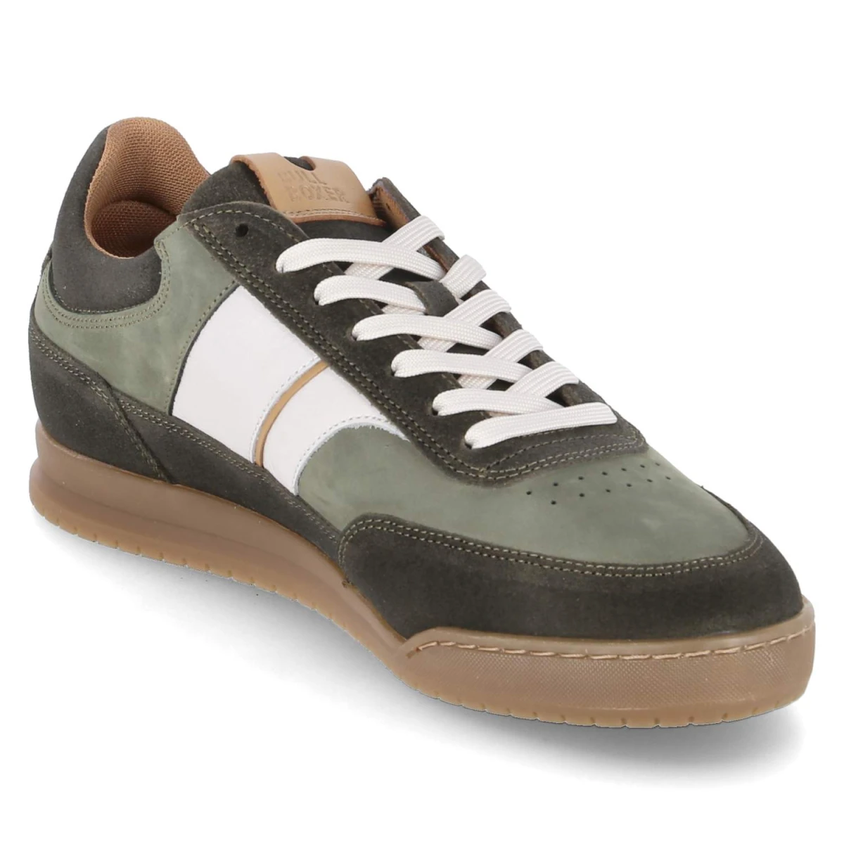 Low Sneaker - moss green-white