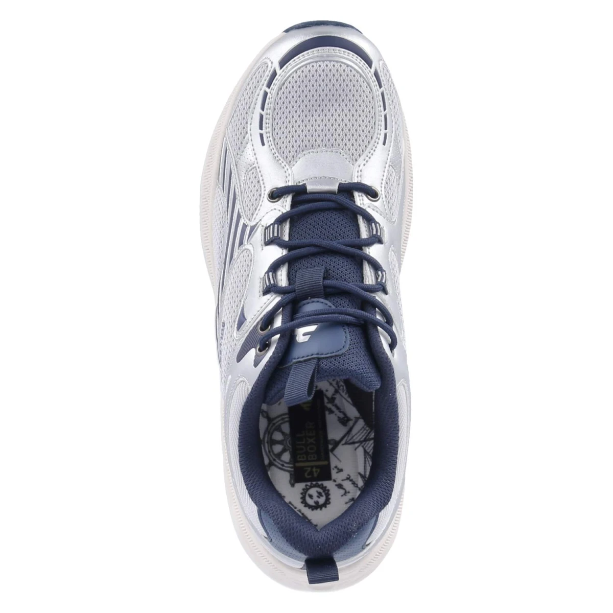Low Sneaker - silver/navy