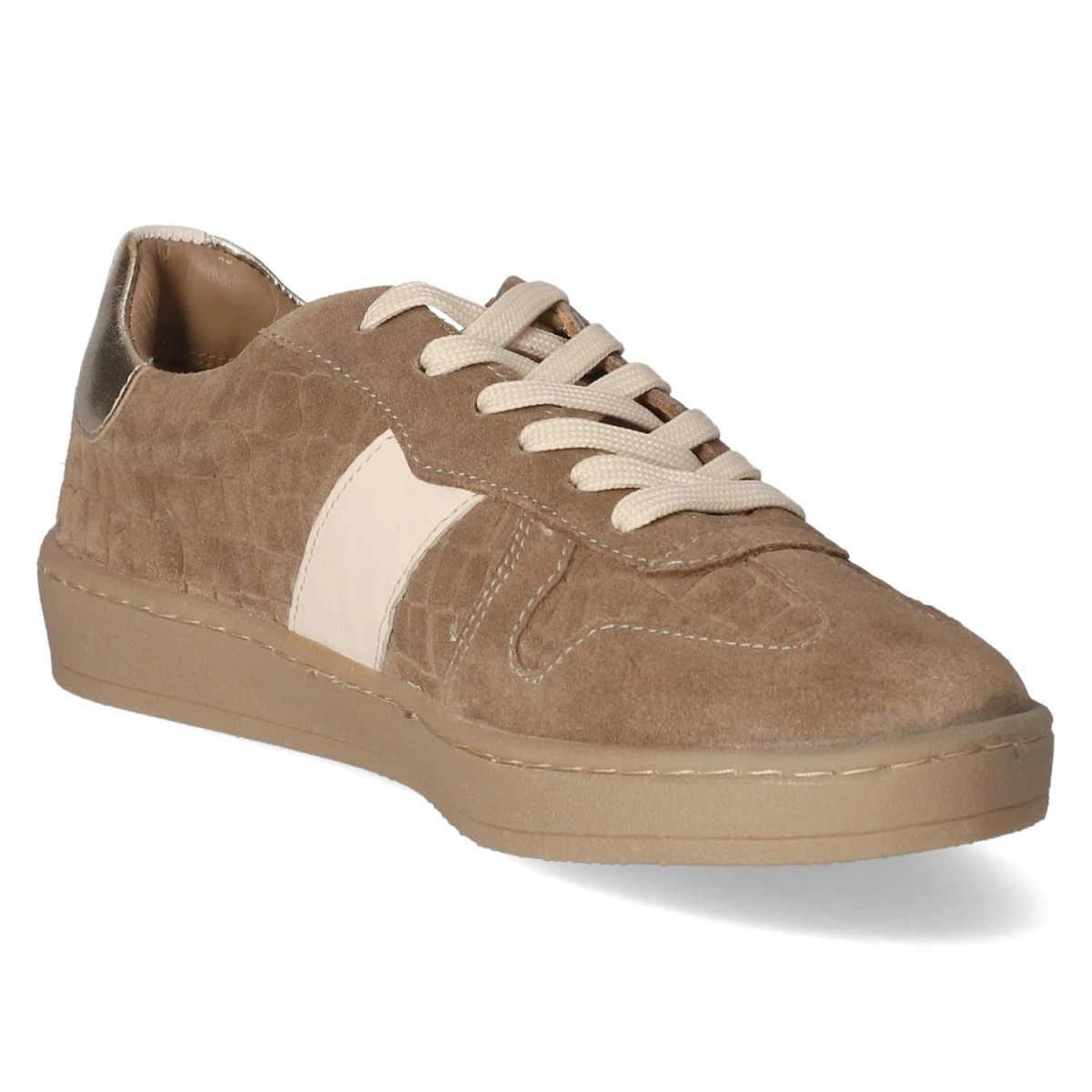 Low Sneaker - Brown-Beige