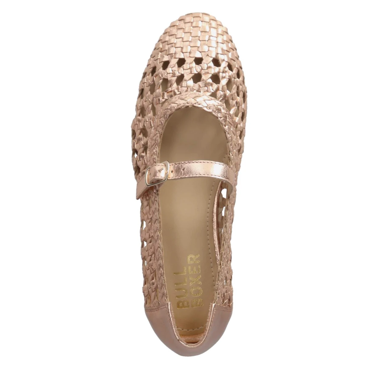 Spangenballerinas - champagne